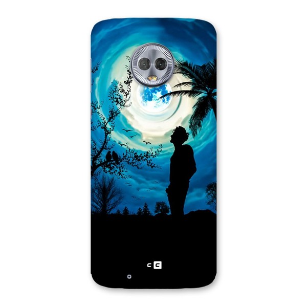 Cool Boy Under Sky Back Case for Moto G6