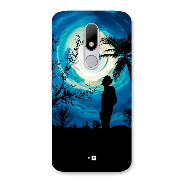 Cool Boy Under Sky Back Case for Moto M