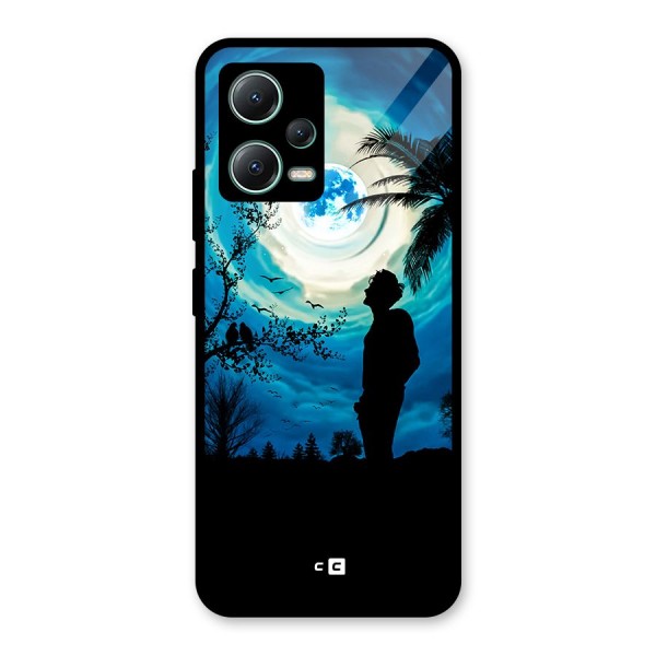 Cool Boy Under Sky Glass Back Case for Poco X5