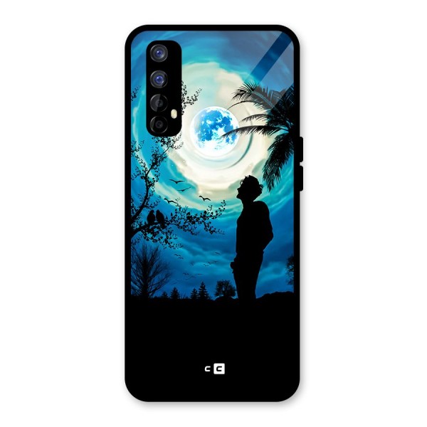 Cool Boy Under Sky Glass Back Case for Realme 7