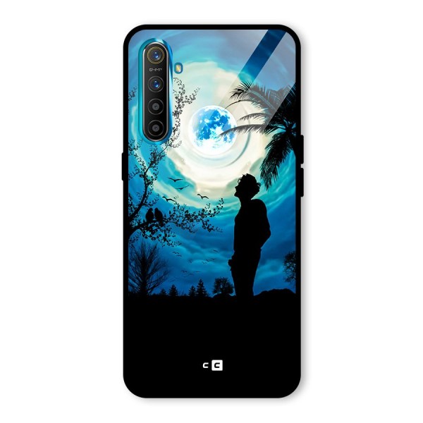 Cool Boy Under Sky Glass Back Case for Realme X2