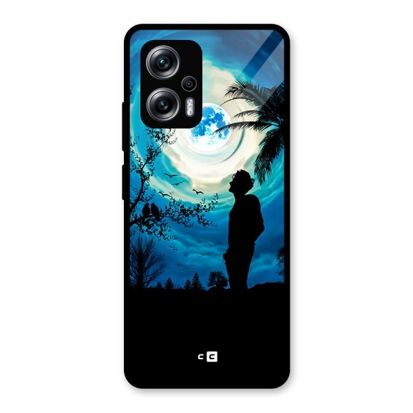 Cool Boy Under Sky Glass Back Case for Redmi K50i