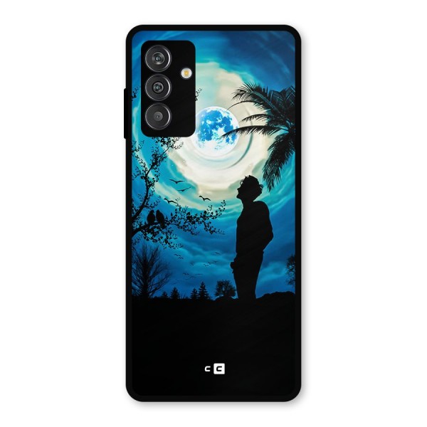 Cool Boy Under Sky Metal Back Case for Galaxy F13