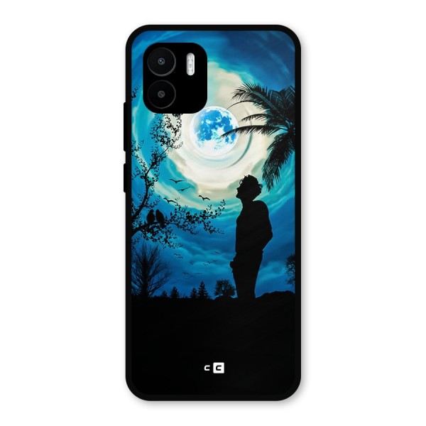 Cool Boy Under Sky Metal Back Case for Redmi A2