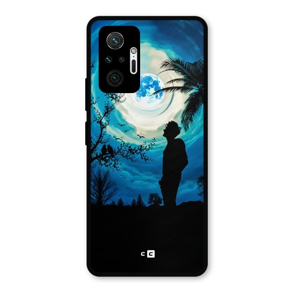 Cool Boy Under Sky Metal Back Case for Redmi Note 10 Pro