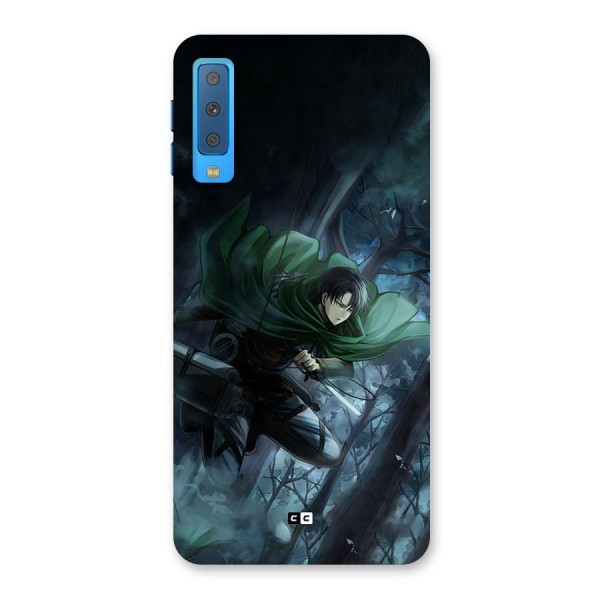 Cool Captain Levi Back Case for Galaxy A7 (2018)