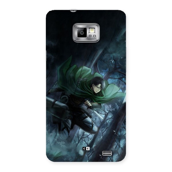 Cool Captain Levi Back Case for Galaxy S2