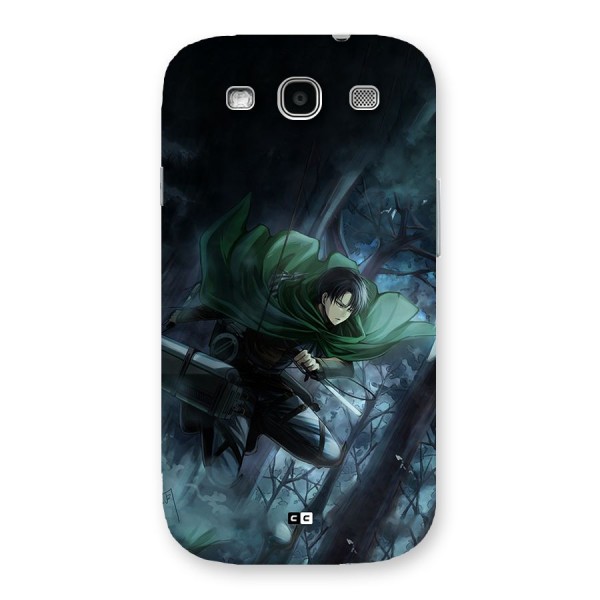 Cool Captain Levi Back Case for Galaxy S3