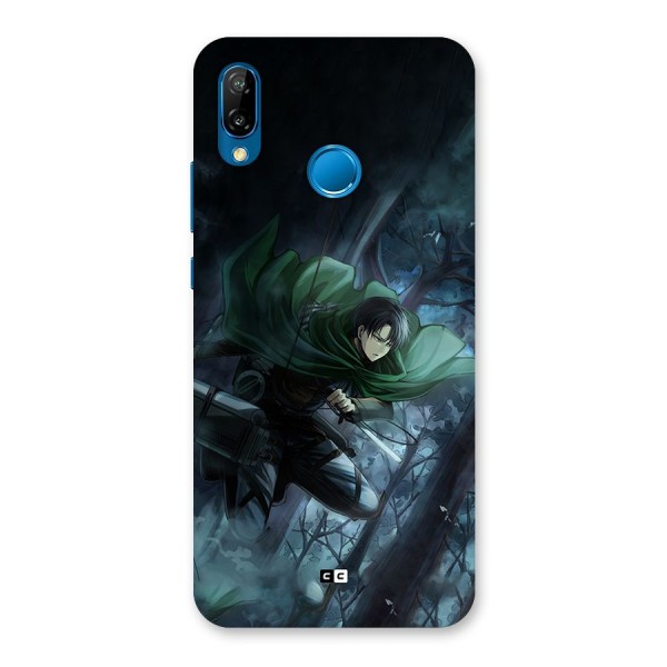 Cool Captain Levi Back Case for Huawei P20 Lite