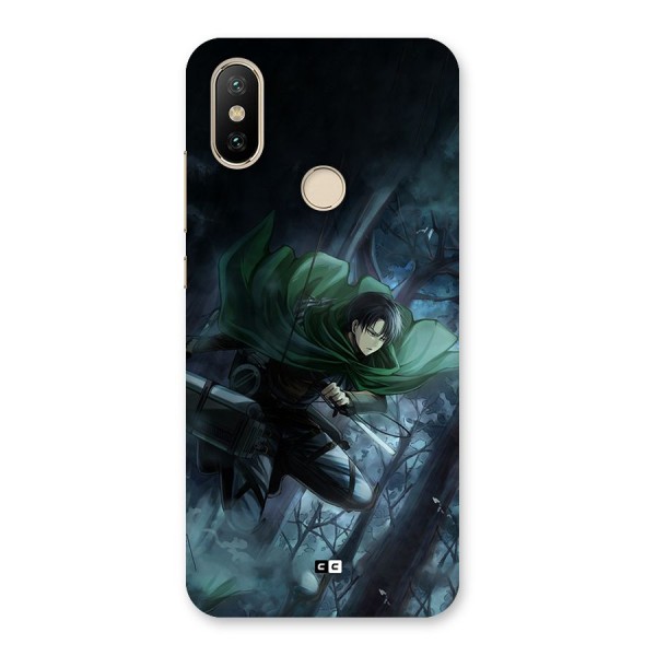 Cool Captain Levi Back Case for Mi A2