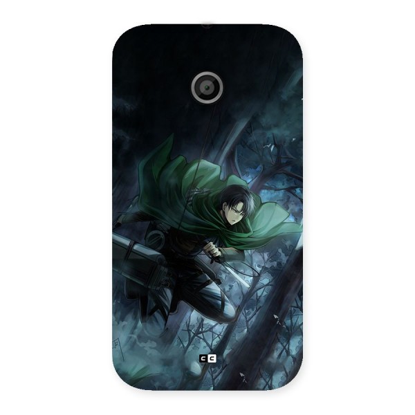 Cool Captain Levi Back Case for Moto E