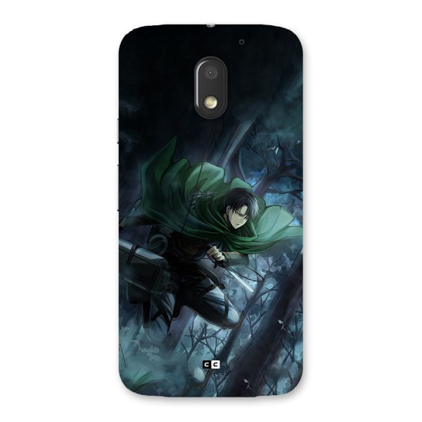 Cool Captain Levi Back Case for Moto E3 Power