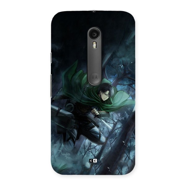 Cool Captain Levi Back Case for Moto G3