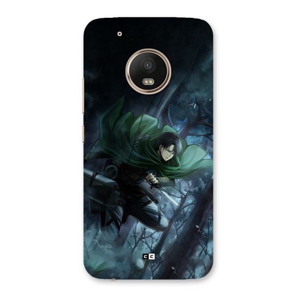 Cool Captain Levi Back Case for Moto G5 Plus