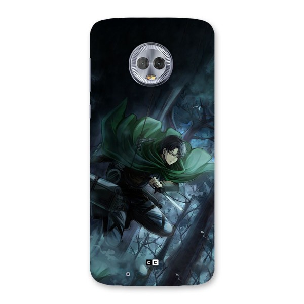 Cool Captain Levi Back Case for Moto G6