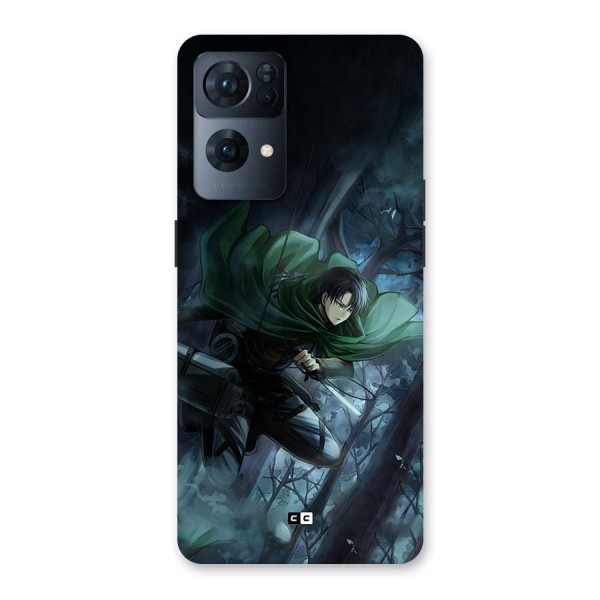 Cool Captain Levi Back Case for Oppo Reno7 Pro 5G