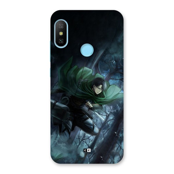 Cool Captain Levi Back Case for Redmi 6 Pro