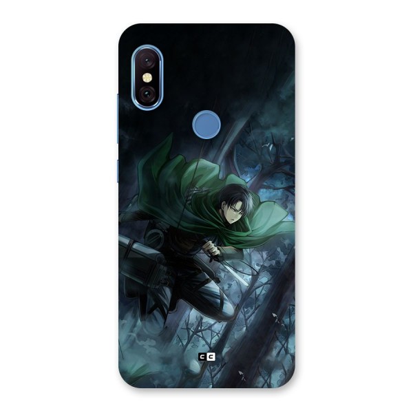 Cool Captain Levi Back Case for Redmi Note 6 Pro