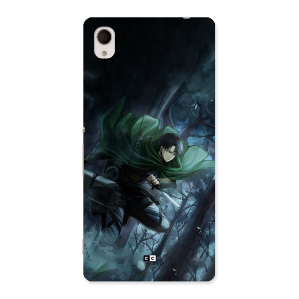 Cool Captain Levi Back Case for Xperia M4 Aqua