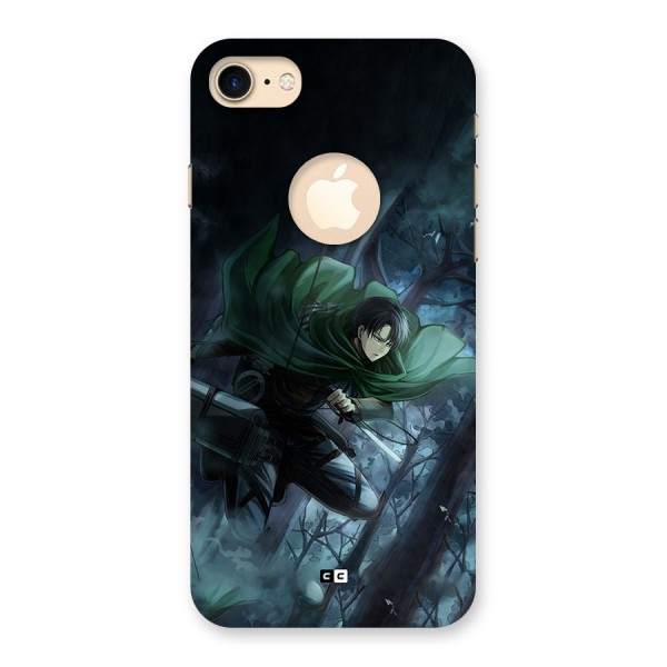 Cool Captain Levi Back Case for iPhone 8 Logo Cut