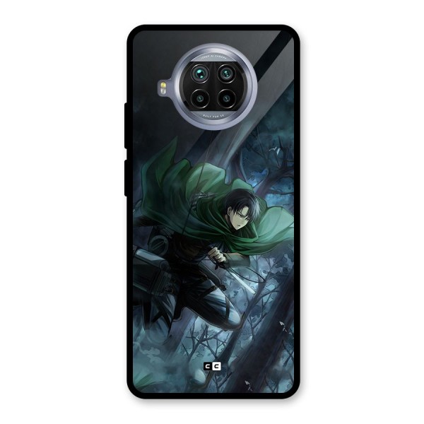 Cool Captain Levi Glass Back Case for Mi 10i