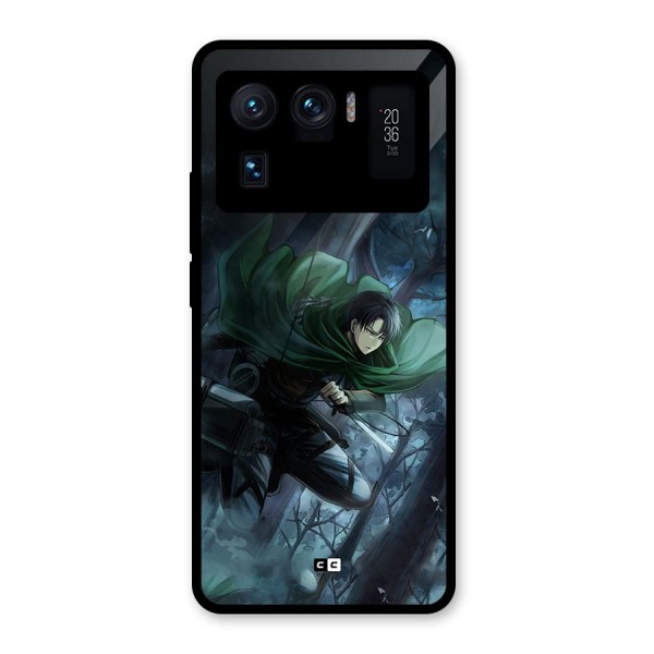 Cool Captain Levi Glass Back Case for Mi 11 Ultra