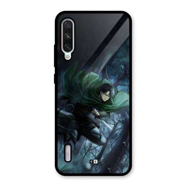 Cool Captain Levi Glass Back Case for Mi A3