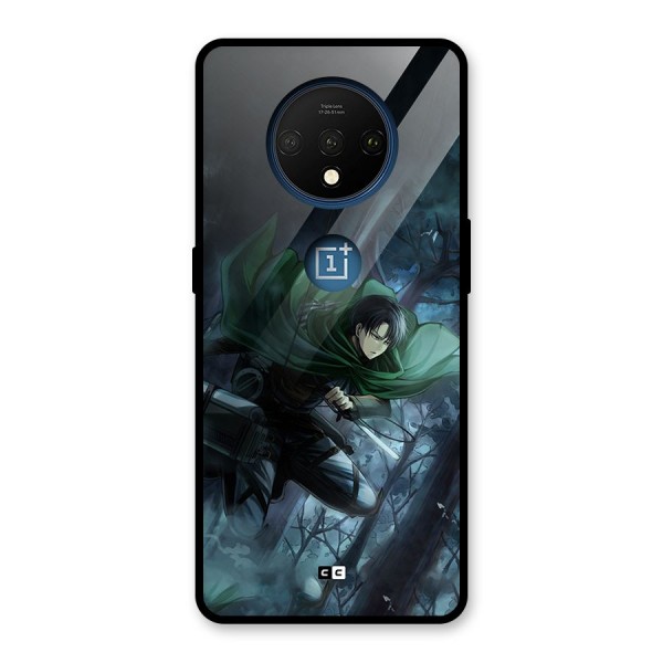 Cool Captain Levi Glass Back Case for OnePlus 7T