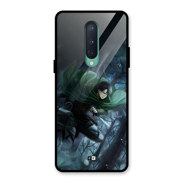 Cool Captain Levi Glass Back Case for OnePlus 8