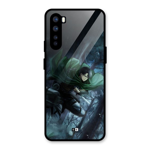 Cool Captain Levi Glass Back Case for OnePlus Nord