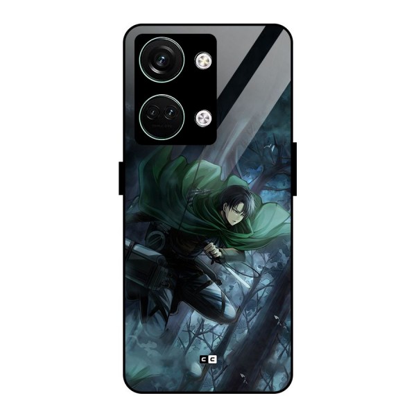 Cool Captain Levi Glass Back Case for Oneplus Nord 3