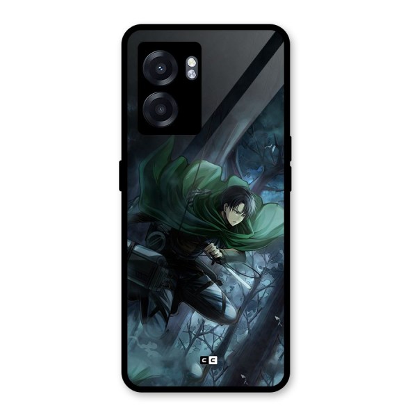 Cool Captain Levi Glass Back Case for Oppo K10 (5G)