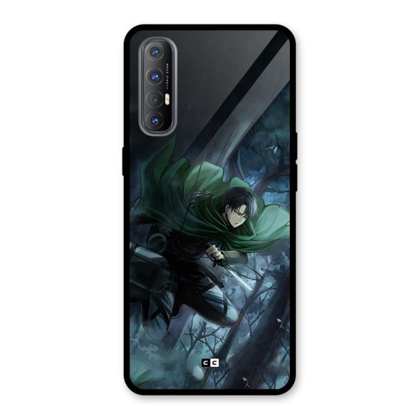 Cool Captain Levi Glass Back Case for Oppo Reno3 Pro