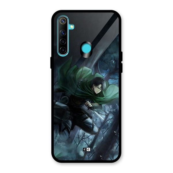 Cool Captain Levi Glass Back Case for Realme 5