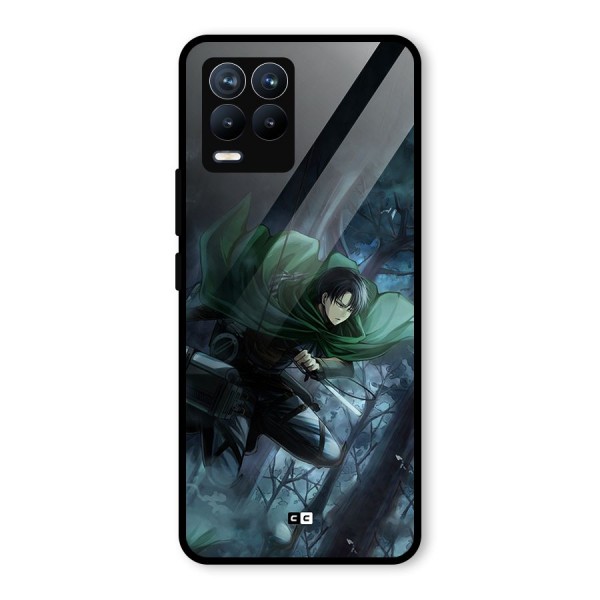 Cool Captain Levi Glass Back Case for Realme 8