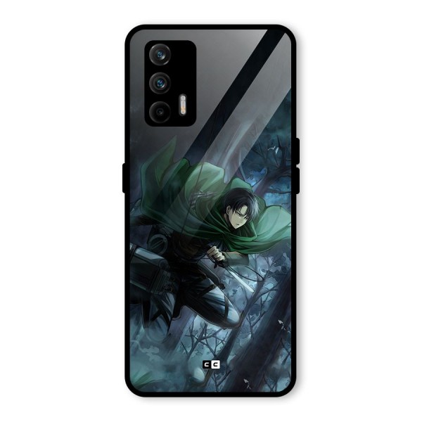 Cool Captain Levi Glass Back Case for Realme GT 5G