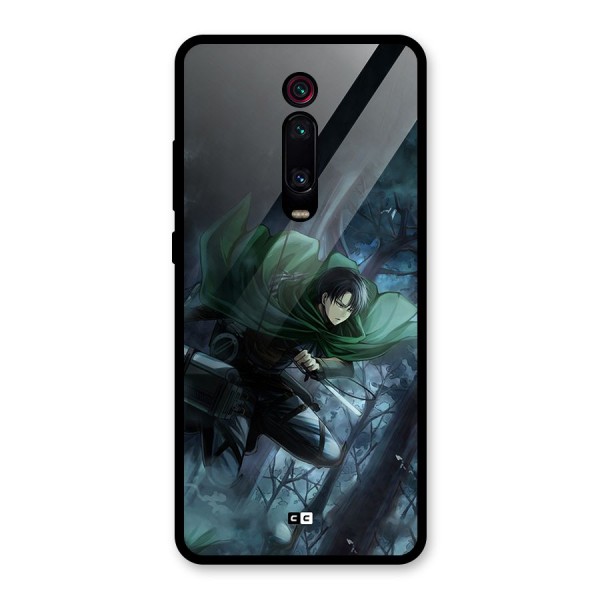 Cool Captain Levi Glass Back Case for Redmi K20