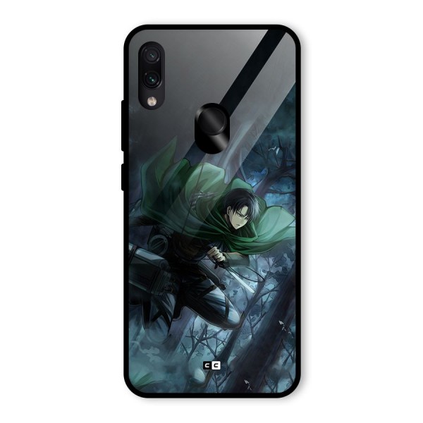 Cool Captain Levi Glass Back Case for Redmi Note 7S