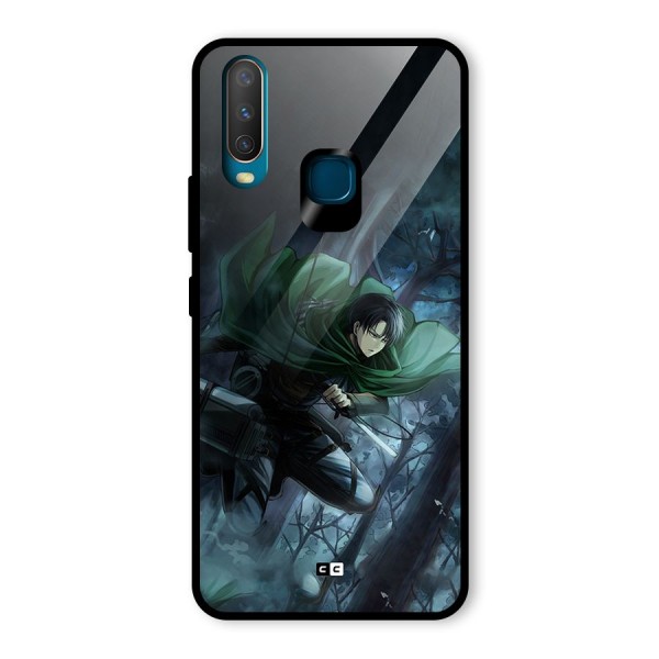 Cool Captain Levi Glass Back Case for Vivo Y12