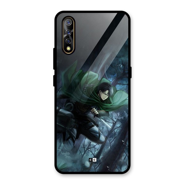 Cool Captain Levi Glass Back Case for Vivo Z1x