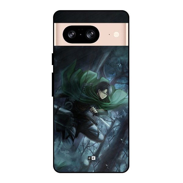 Cool Captain Levi Metal Back Case for Google Pixel 8