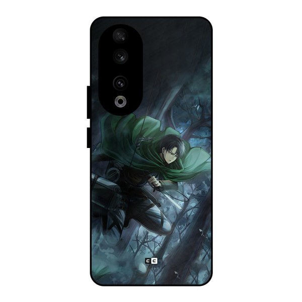 Cool Captain Levi Metal Back Case for Honor 90