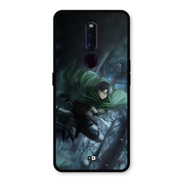 Cool Captain Levi Metal Back Case for Oppo F11 Pro