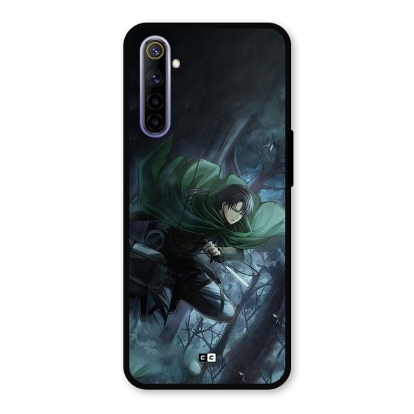 Cool Captain Levi Metal Back Case for Realme 6