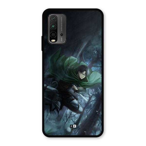 Cool Captain Levi Metal Back Case for Redmi 9 Power