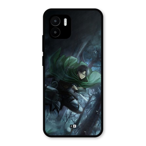 Cool Captain Levi Metal Back Case for Redmi A2