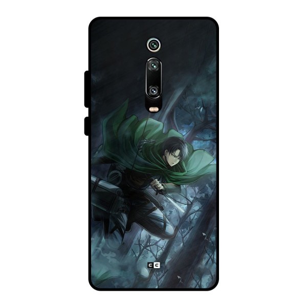 Cool Captain Levi Metal Back Case for Redmi K20 Pro