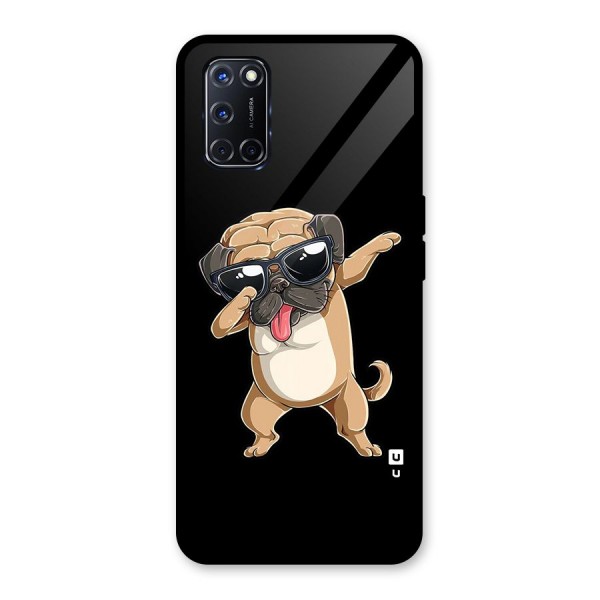 Cool Dab Dog Glass Back Case for Oppo A52