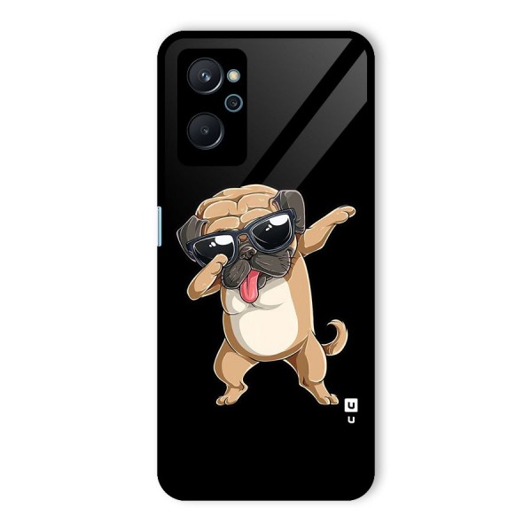 Cool Dab Dog Glass Back Case for Realme 9i