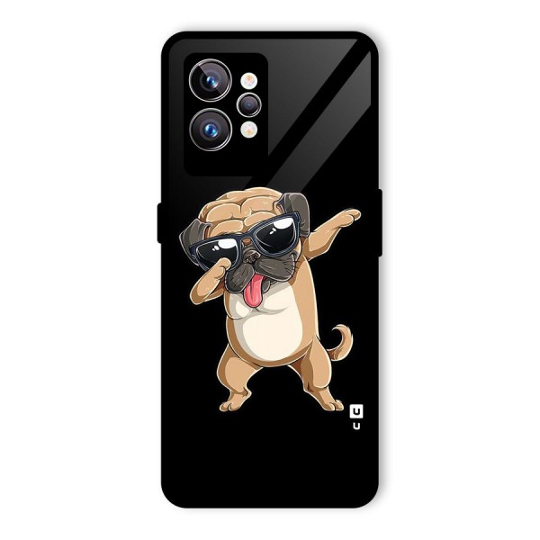 Cool Dab Dog Glass Back Case for Realme GT2 Pro